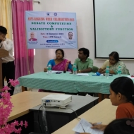 Debate competition & Valedictory function of Anti-ragging week celebration -2025
