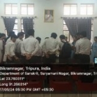 Entrepreneurship and Innovation activities of Tripura University showoff to the outsider BBA and MBA students dated 18th May, 2024