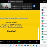 Virtual Info-session on various application- based U.S. Government exchange programs, dated 13th January, 2025